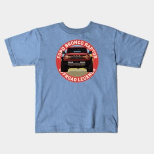 4x4 Offroad Legends: Ford Bronco Raptor Kids T-Shirt